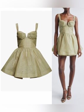 edie tie mini dress zimmermann Zimmermann | Dresses | Zimmermann Edie Tie Strap Mini Dress Cream Paisley  Sz Us 6